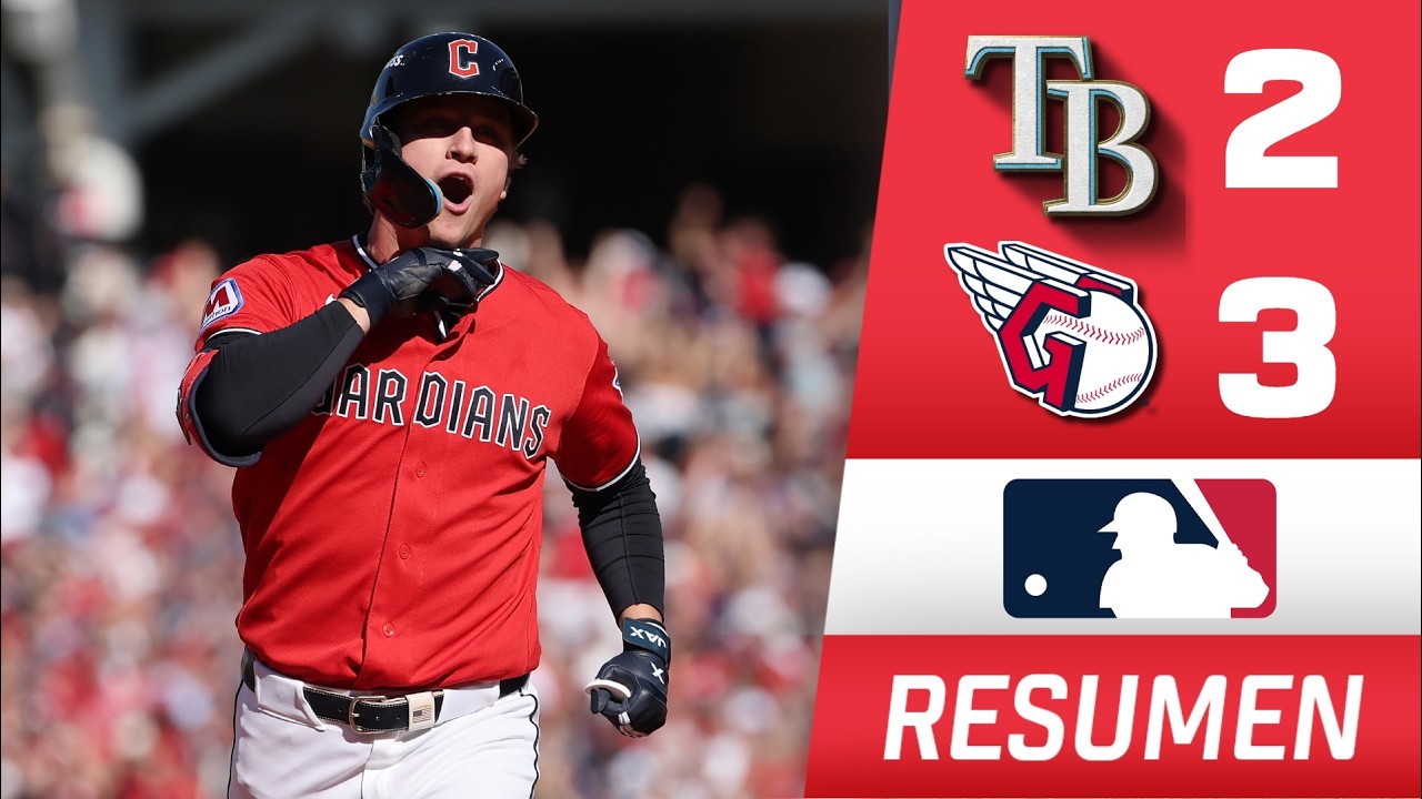 TAMPA BAY RAYS vs CLEVELAND GUARDIANS | Juego 3 Serie de Campeonato | Highlights | Resumen | MLB