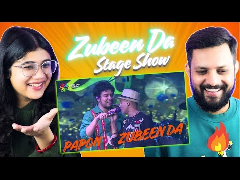 Zubeen Da Stage Show Reaction | Papon & Zubeen Da | Northeast Legends Together On Stage🔥