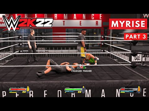WWE 2K22 MyRise Walkthrough Gameplay Part 3 - Vanny (NXT) (Legend Difficulty)