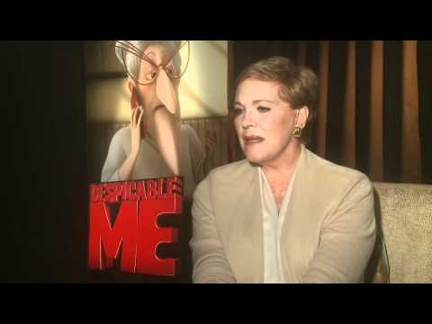 Thumbnail of the video: BTS: Julie Andrews talks about the Minions