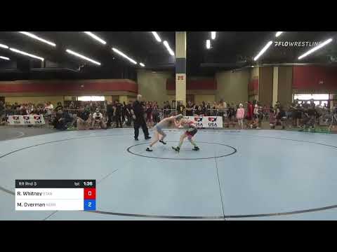 70 Lbs Rr Rnd 3 - Remy Whitney, Standfast Wrestling Club Vs Madyn Overman, Nebraska Wrestling Acad