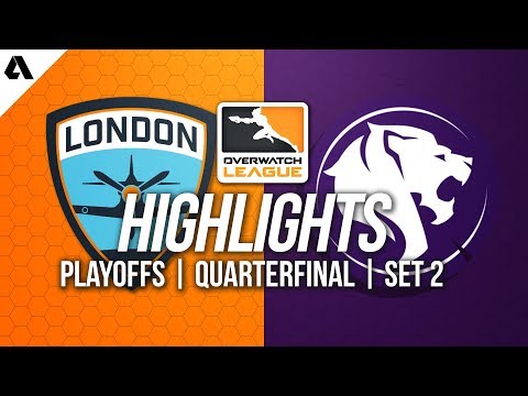 London Spitfire vs LA Gladiators | Overwatch League Playoffs Highlights Quarterfinals Match 2