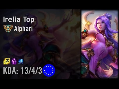 Irelia Top vs Lucian - Alphari - EUW Challenger Patch 6.7