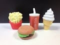 Ice Cream Coca Cola Burger French Fries Like McDonald S Fast Food Play Doh PleaseCheckout