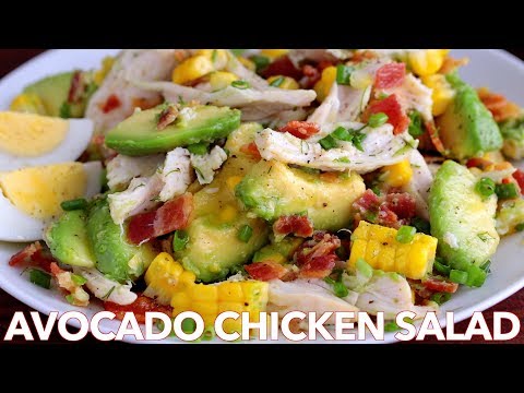 Salads: Tasty Avocado Chicken Salad Recipe Video