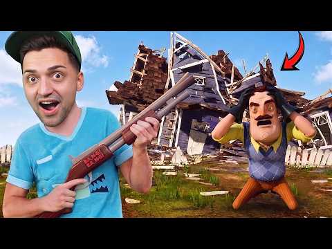 HELLO NEIGHBOR'U POMPALIYLA BİTİRDİM!