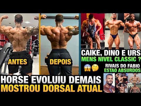 HORSE MOSTRA DORSAL INCRÍVEL + CAIKE NÍVEL RAMON E URS NAS PERNAS ?? + RIVAIS DO FÁBIO