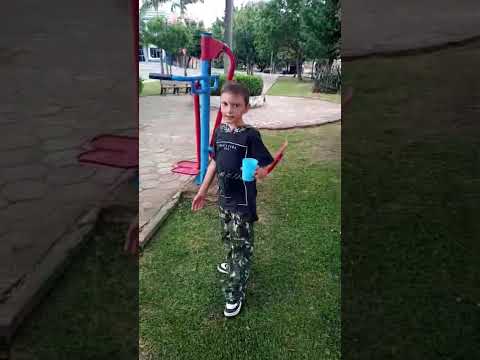 Luiz Roberto na praça de Reserva PR