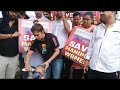 Goan Reporter News Goan Lady Shaves Her Head In Protest Against Manipur Violence