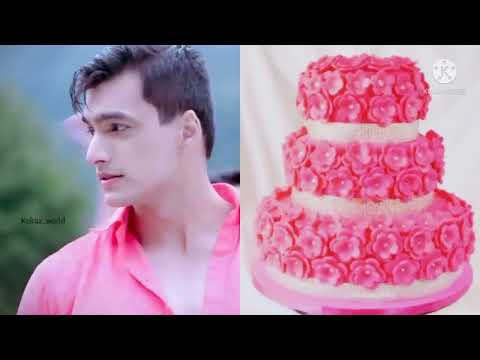 Mohsin Khan Same Colour dress as beautiful Cake 💞 new WhatsApp Status 😍😍