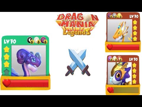 Very Strong Enchant dragon battie | Dragon Level 70 all , Dragon Mania Legends | part 456