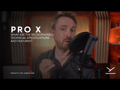 beyerdynamic | PRO X - What are the microphone’s technical specifications and features?