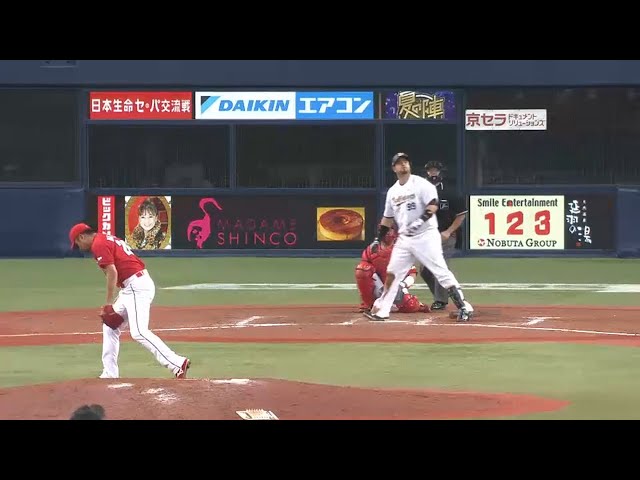 【8回裏】何階席まで伸びる!? バファローズ・カラバイヨが特大フレームアウト弾!! 2015/5/30 Bs-C
