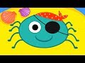 Itsy Bitsy Spider Song W Pirates Nursery Rhymes And Kids Songs Twinkle Little Songs