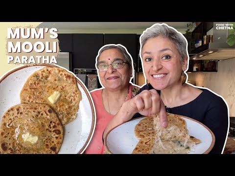 MUMS MOOLI PARATHA | Delicious Radish stuffed FLATBREAD recipe | 30 minute meal | Food with Chetna