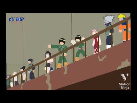 Kỳ thi "Chunin" Rock Lee – ninja làng Lá và Gaara – ninja làng Cát nhưng ở một nét vẽ khác haha😅