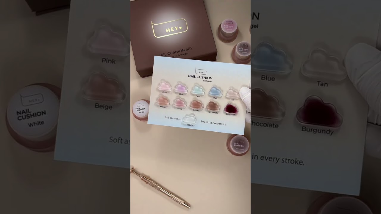 Видеообзор Набор кушонов для омбре Nail cushion set 6 шт (Brown)
