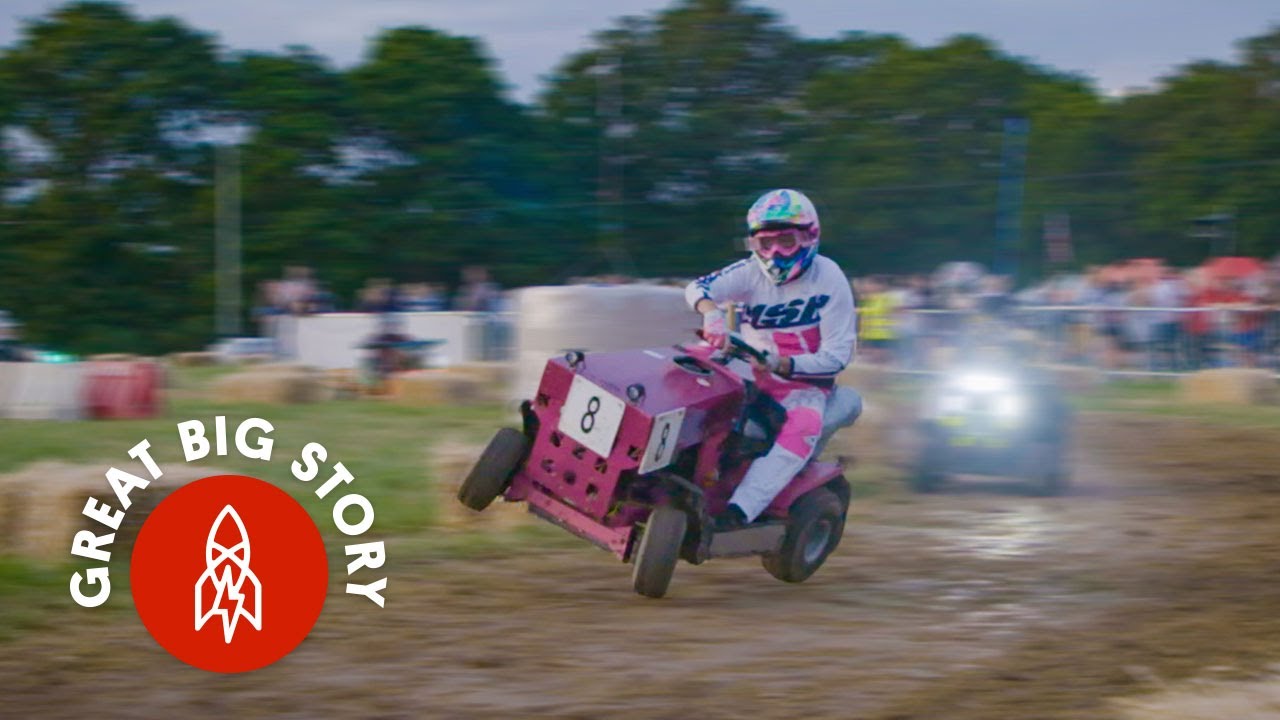Watch video Inside the Indy 500 of Lawnmower Races Now Inside the Indy 500 of Lawnmower Races