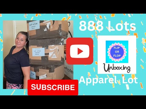 888 Lots Apparel Unboxing 118 Items #poshmark #ebayseller #mercari