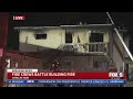 Fire Burns Building In San Diego Neighborhood