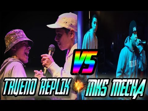 TRUENO + REPLIK VS MKS + MECHA BATALLÓN - EXHIBICION 2vs2 HD   1er FESTIVAL DEL RAP