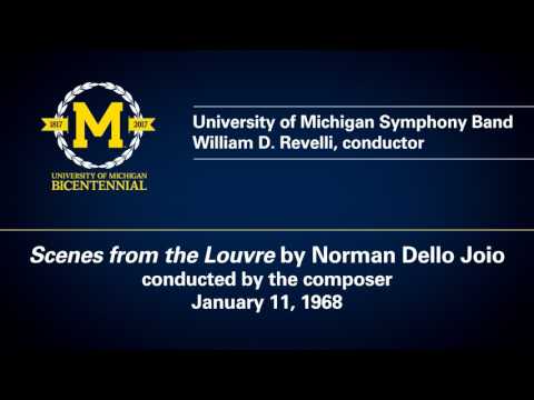 UMich Symphony Band - Norman Dello Joio - Scenes from the Louvre (1968 perf.)