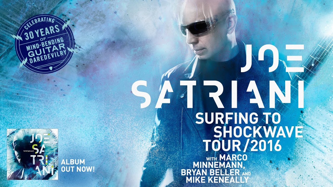 Joe Satriani North America Shockwave Tour 2016 Announce - YouTube