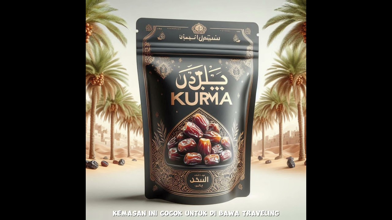 Desain kemasan produk kurma