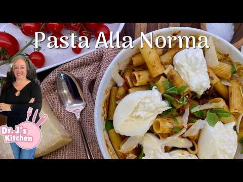 Pasta Alla Norma Recipe (Eggplant Pasta) | Trader Joe's Finds | Simple Restaurant Quality Recipe