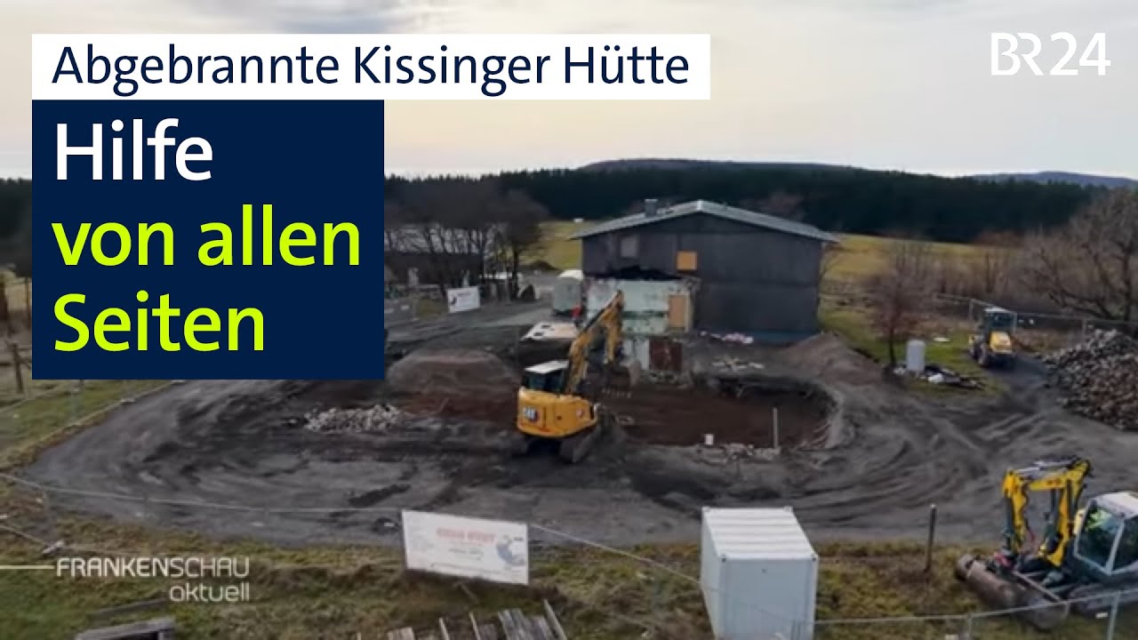 Erst abgebrannt, jetzt saniert: Ausflugs-Magnet Kissinger Hütte entsteht neu | BR24