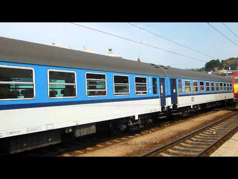 Odjezd vlaku Os 6816 ze stanice Ústí nad Labem hl.n.