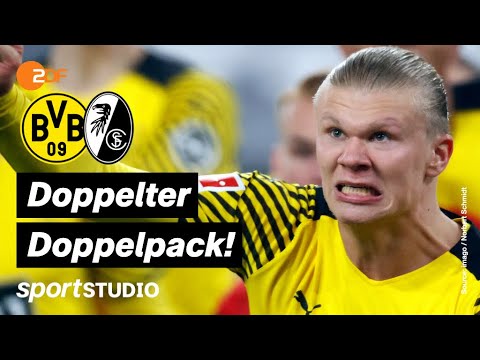 Borussia Dortmund – SC Freiburg Highlights | Bundesliga, 19. Spieltag 2021/22 | sportstudio