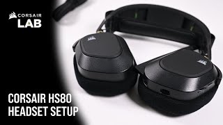 CORSAIR HS80 RGB Wireless Gaming Headset - Headband Adjustment and Earpad Replacement Guide