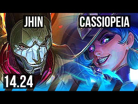 JHIN vs CASSIOPEIA (MID) | 4/1/2 | KR Master | 14.24