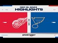 NHL Highlights | Red Wings vs. Blues - December 12, 2023