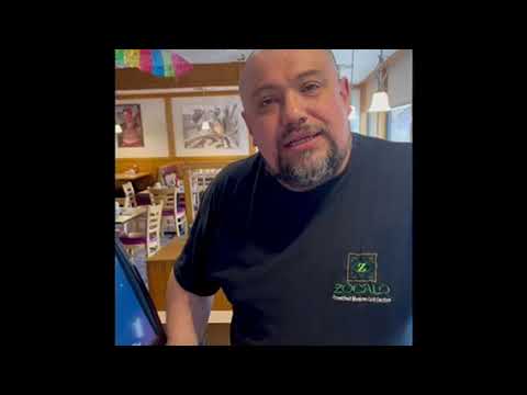 Felipe using our credit card machines