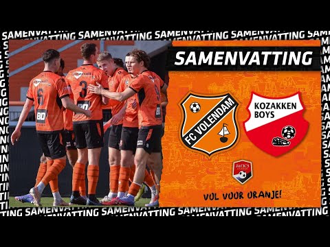 Jong FC Volendam zonder moeite langs De Boys  | Samenvatting Jong FC Volendam - Kozakken Boys