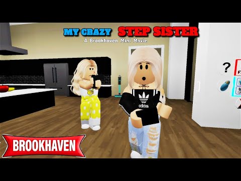 MY CRAZY STEP SISTER!!! || Brookhaven Movie (VOICED) || CoxoSparkle