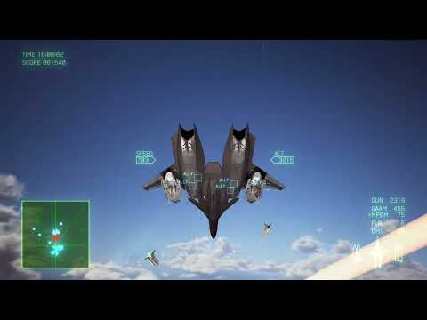 Ace Combat 7 ม็อดเครื่อง ADFY-00 Geier(ลูกผสมระหว่าง Morgan-Falken)