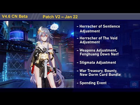 V4.6 Beta Patch V2 - HoS, HoV, Shop, War Treasury, Bounty, Spending Event | Honkai Impact 3 崩坏3
