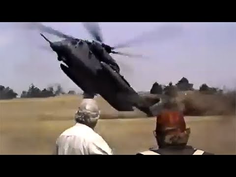 Sikorsky HH-53B Pave Low  - tail strike accident, Vance AFB, Oklahoma 1996 (later conv. to MH-53)