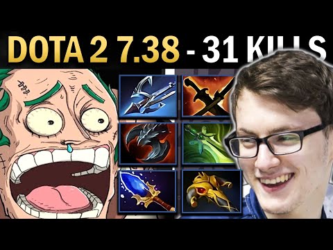 Pudge Gameplay Miracle with 31 Kills and Harpoon - Dota 2 7.38