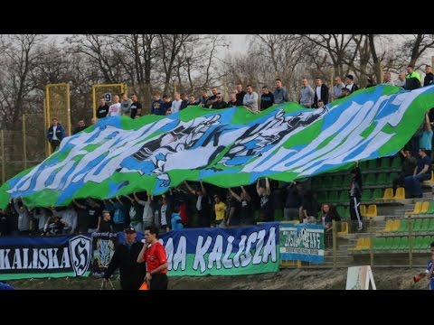 KKS Kalisz - Kania Gostyń 5:0: Oprawa kibiców KKS-u