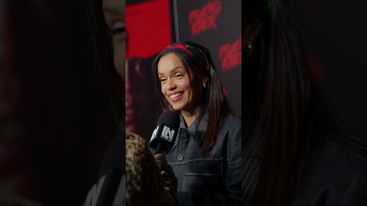 Georgina Campbell at the PSYCHO KILLER premiere in Los Angeles.