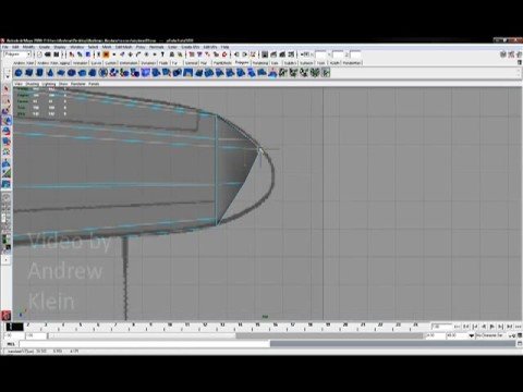 Maya Modeling Basics: Airplane pt. 7