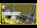 Roundabout vs. 4-way stop, which one is superior?