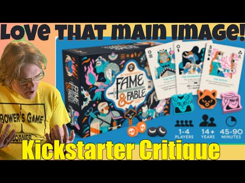 Fame and Fable | A Fantasy Board Game- I hope this Crushes - Kickstarter Critique Review