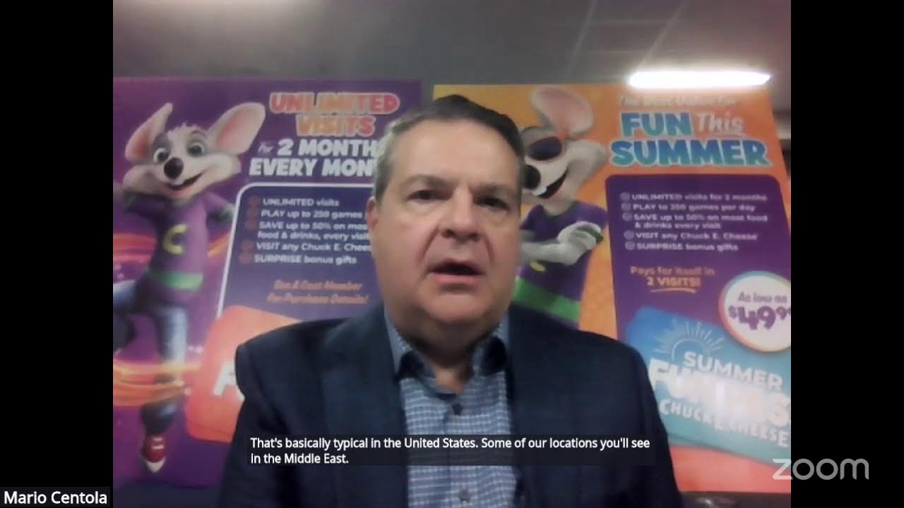 Business opportunity with CHUCK E CHEESE