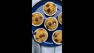 🍌🍫 MUFFIN BANANA e CIOCCOLATO: SENZA GLUTINE e VEGAN!😍😋 #Shorts