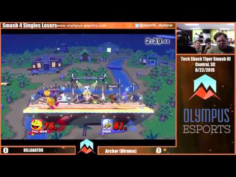 Tiger Smash III - Archer Vs Killanator - Smash 4 Losers Round 7